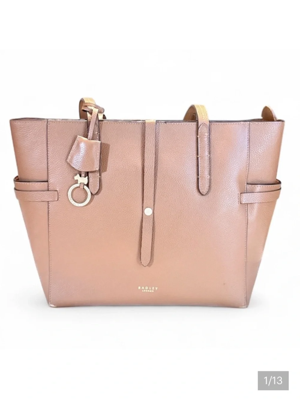 RADLEY LONDON Abingdon Road leather tote bag w/laptop sleeve Women’s work bag